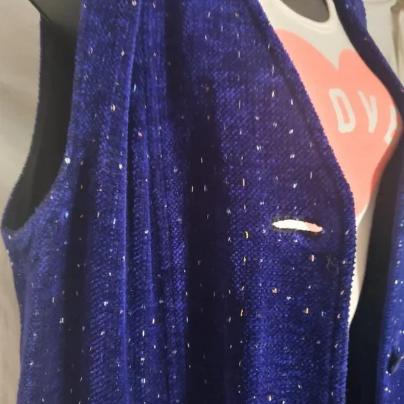 Lynn Yarrington Hand Woven Vest Sz Large NWT - Picture 4 of 14